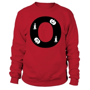 Halloween Alphabet Numbers Clipart O Sweatshirt