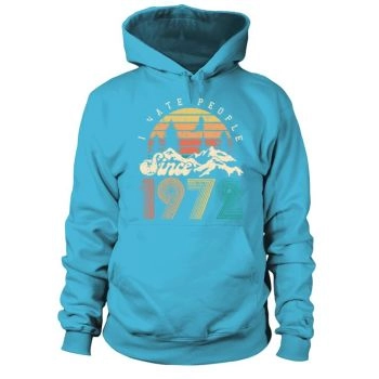 Vintage 1972 50th Birthday Fiftieth Gift Hoodies