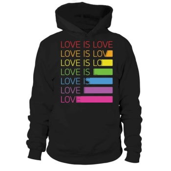 Love Is Love LGBT Hoodies