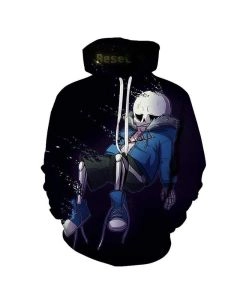 3D Printed Game Undertale Hooded Sweatshirt Pullover Hoodie