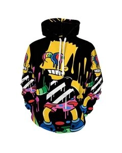 The Simpsons Hoodies &#8211; Unisex 3D Printed Hoodie Pullover Sweatshirt with Pocket