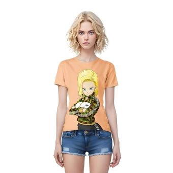 Roseate Brilliance - Android 18 From Dragon Ball Z Adidas Shirt