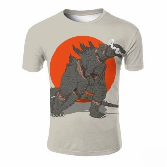  Anime cosplay Godzilla monster theme series  T-shirt