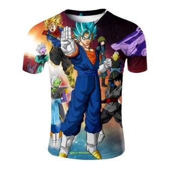   Dragon Ball series of anime characters printed T-shirt