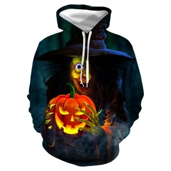  Halloween series fashion casual hooded sweatshirt