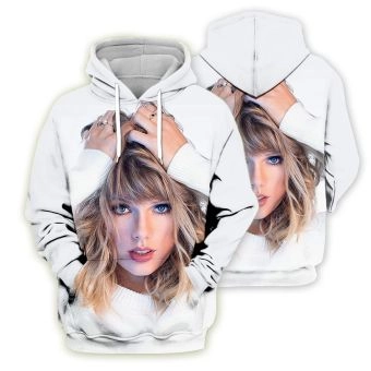  Street Style White Taylor Swift Pattern Taylor Swift Hoodie