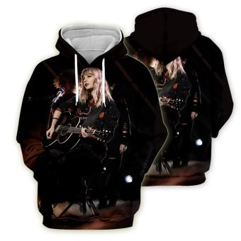  Loose And Fashion Black Taylor Swift Pattern Taylor Swift Hoodie