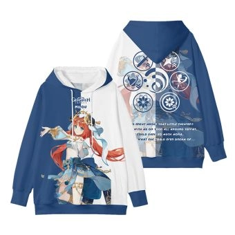 Generous Genshin Impact Nilou Anime Deep Blue Hoodie