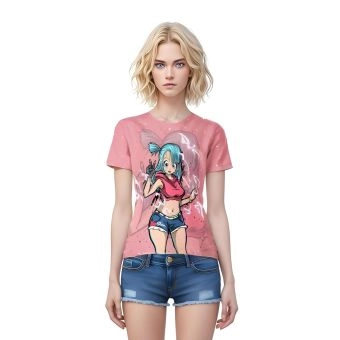 Bulma's Rosy Elegance - Bulma From Dragon Ball Z Shirt