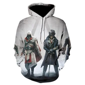 3D Print Assassin&#8217;s Creed Hoodie &#8211; Fashion Sweatshirt