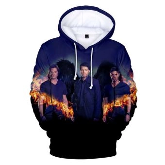 3D Printed Fashion Supernatural Hoodie &#8211; Trendy Sweatshirt Streetwear