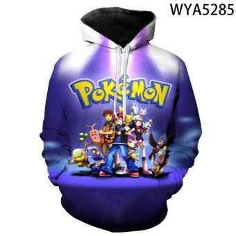 3D Printed Hoodies &#8211; Games Pokemon Sweatshirts
