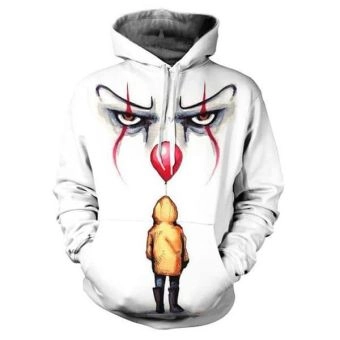 3D Printed Sweatshirt Hoodies &#8211; Suicide Squad Joker Hooded Pullover