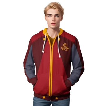 Avatar: The Last Airbender Aang Sweatshirts 3D Printed Hooded Sweater Zip Jacket