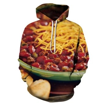 Freshly Made Chillis 3D Hoodie Sweatshirt Pullover