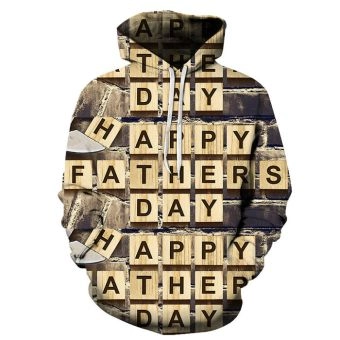 Father's Day scrabble 3D - Sweatshirt, Hoodie, Pullover