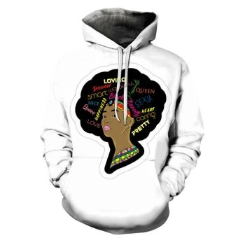 Powerful Girl Black History Month 3D - Sweatshirt, Hoodie, Pullover