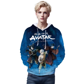 3D Printed Anime Avatar The Last Airbender Hoodie Sweatshirts