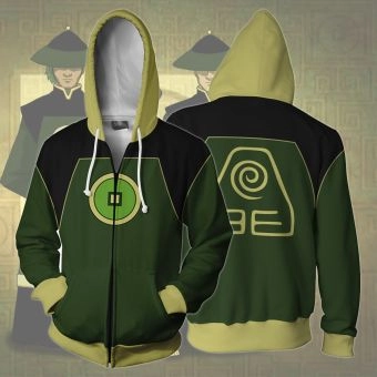 Avatar: The Last Airbender Dai Li Agents Hoodies &#8211; Zip Up Hoodie