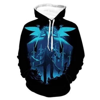 Devil May Cry Hoodie &#8211; Dante 3D Print Pullover Gaming Hoodie