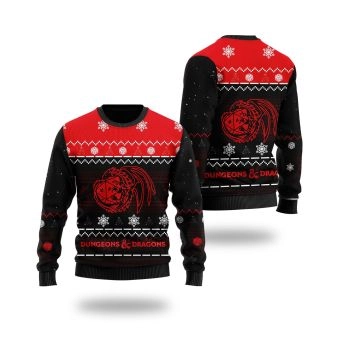 Dungeons And Dragons Ugly Sweater Roll And Dragon Sweater