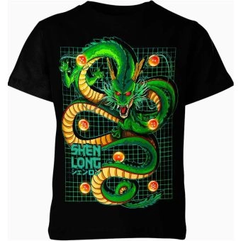 Emerald Divine Dragon Shenron Dragon Ball Z Shirt