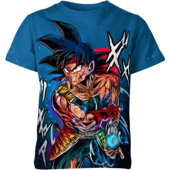 Bardock's Azure Aura - Bardock From Dragon Ball Z Shirt