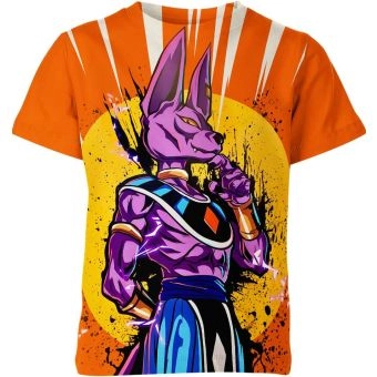 Beerus' Fiery Wrath - Beerus From Dragon Ball Z Shirt