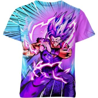 Gohan's Regal Purple Dragon Ball Z Shirt