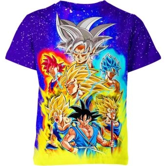 Goku's Enigmatic Amethyst Dragon Ball Z Shirt