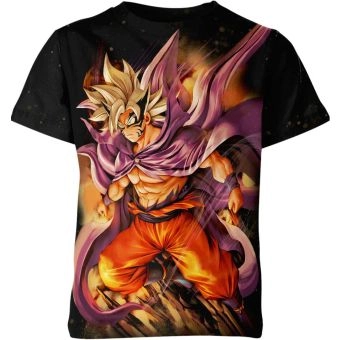 Son Goku's Dynamic Orange and Lively Blue Dragon Ball Z Shirt