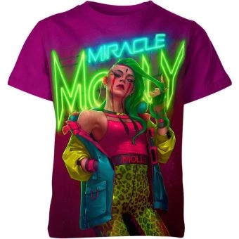 Miracle Molly T-shirt: The Purple Hacker from Batman