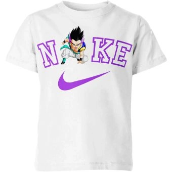 Gotenks from Dragon Ball Z Pure White Shirt - Unleash the Fusion