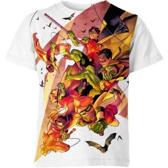 Be a Legend Like Robin - White Robin From Batman Shirt - Robin: The legendary figure in Gotham