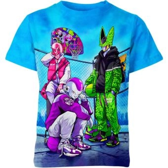 Vibrant Blue Dragon Ball Z Shirt - High-Quality and Dynamic