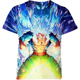 Goku's Dynamic Blue Dragon Ball Z Shirt