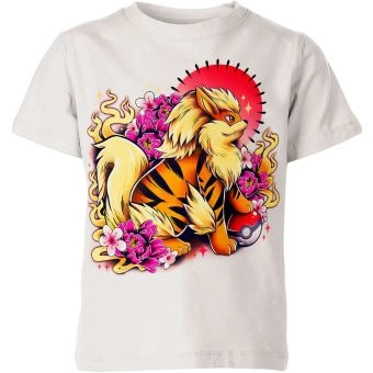 Radiant Fire - Arcanine From Pokemon Shirt