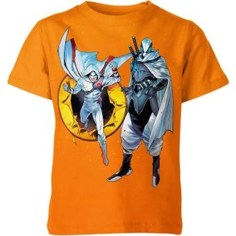 Batman: Striking and Vibrant Purple Vibes Orange and Multicolor T-Shirt