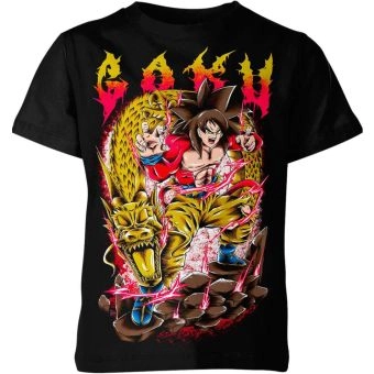 Son Goku's Onyx Night Dragon Ball Z Shirt