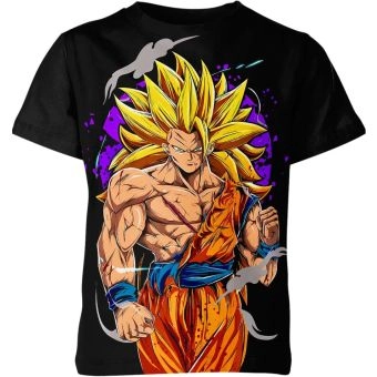 Goku's Energetic Onyx Dragon Ball Z Shirt