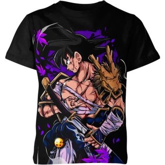 Goku's Mysterious Obsidian Dragon Ball Z Shirt