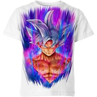 Goku's Charming Lilac Dragon Ball Z Shirt