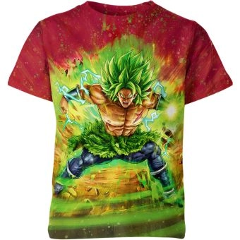 Broly's Crimson Rage - Broly From Dragon Ball Z Shirt