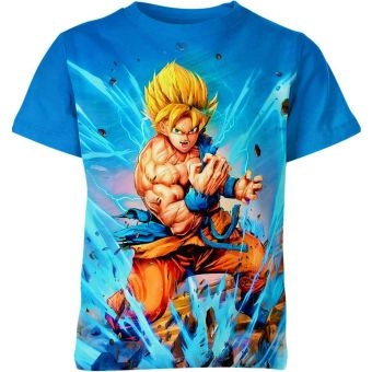 Goku's Vibrant Amethyst Night Dragon Ball Z Shirt