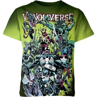 Venomverse: Embracing the Green Carnage in a Comic Book Casual T-Shirt