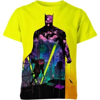 Batman: Lively Yellow and Vibrant Orange - Comfortable T-Shirt