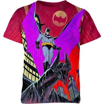 Batman: The Kaleidoscope of Colors - Cozy and Stylish T-Shirt