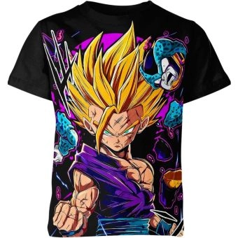 Son Gohan's Majestic Black Dragon Ball Z Shirt