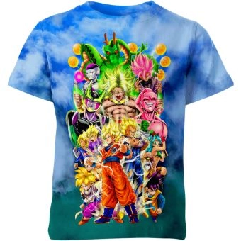 Soothing Blue Dragon Ball Z Shirt - High-Quality and Tranquil