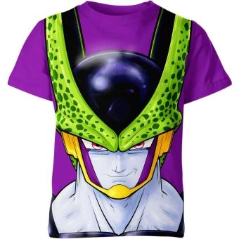 Purple Menace: Perfect Cell Dragon Ball Z Shirt